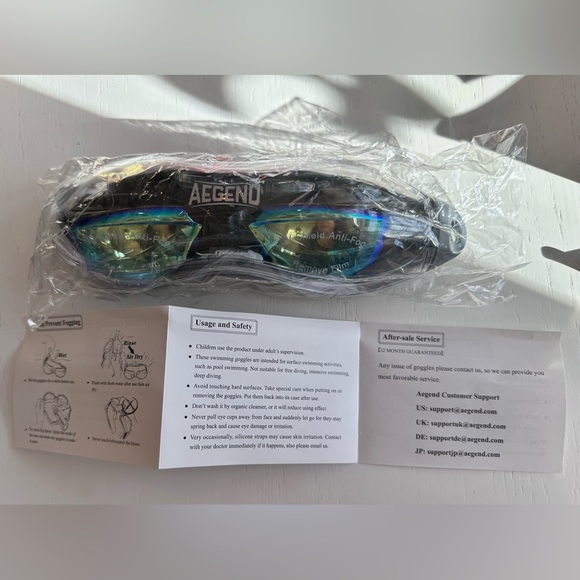 Krediz Anti Fog Swimming Goggles - Unisex Silicone Goggles and UV Protection - Picture 5 of 8